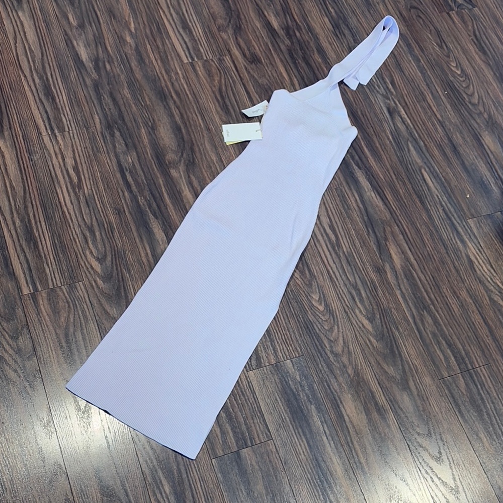 NWT- Elegant Lavender One-Shoulder Dress by Wilfred (Aritzia) size 2/XS - Picture 1 of 8